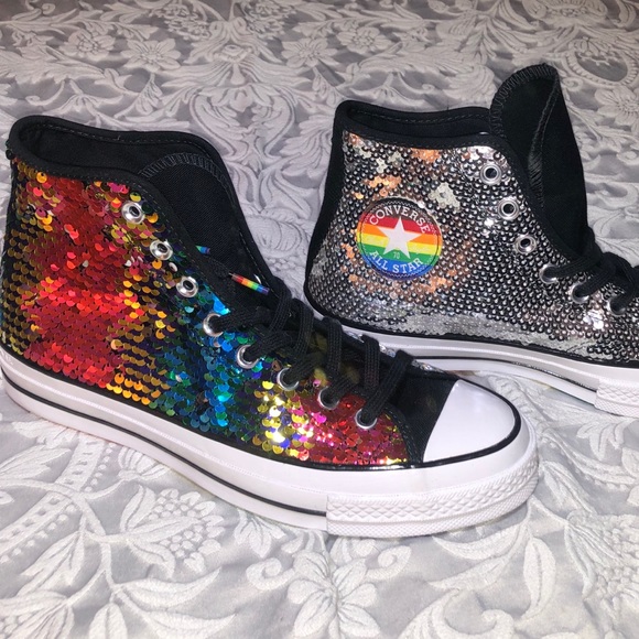 Converse Chuck Taylor HI-Top LGBTQ Pride Sequin